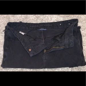 Black super stretch AEO jeans